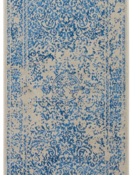 Vintage - Flower Design Navy Runner