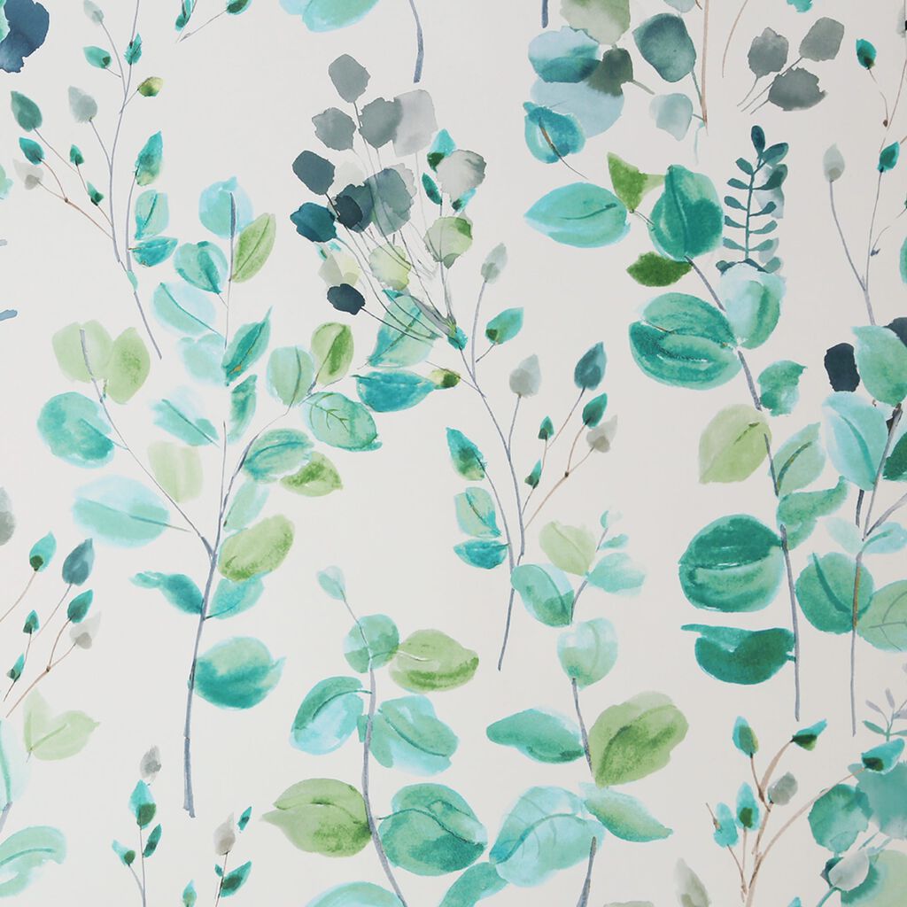 watercolour_green_leaves_white_grey_wallpaper1