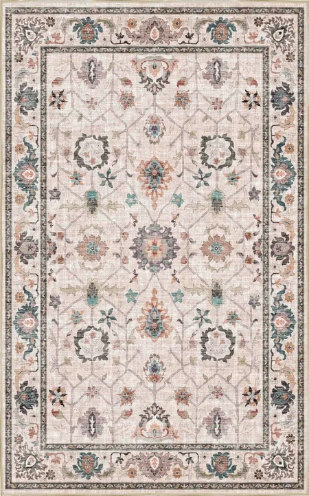 Sabrina Teal Trellis